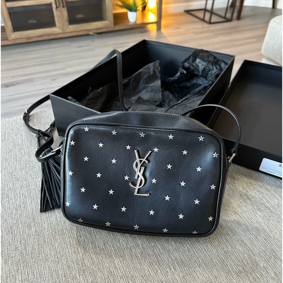 Saint Laurent Medium Lou Star Print Camera Bag - Picture 2 of 6